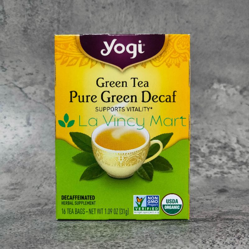 

Green Tea Yogi Tea, Decaffeinated, 16 Tea Bags, 31 g