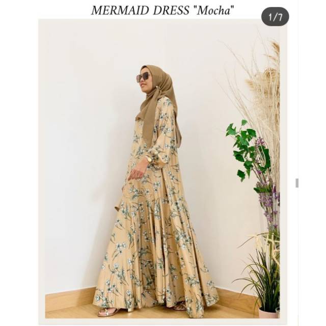 MERMAID DRESS MOCCA BY ISH