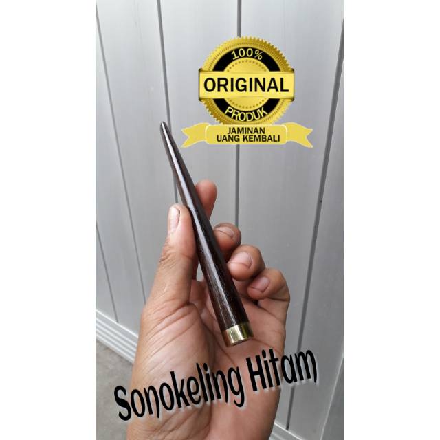 Pipa galih sonokeling hitam golden ring grade B