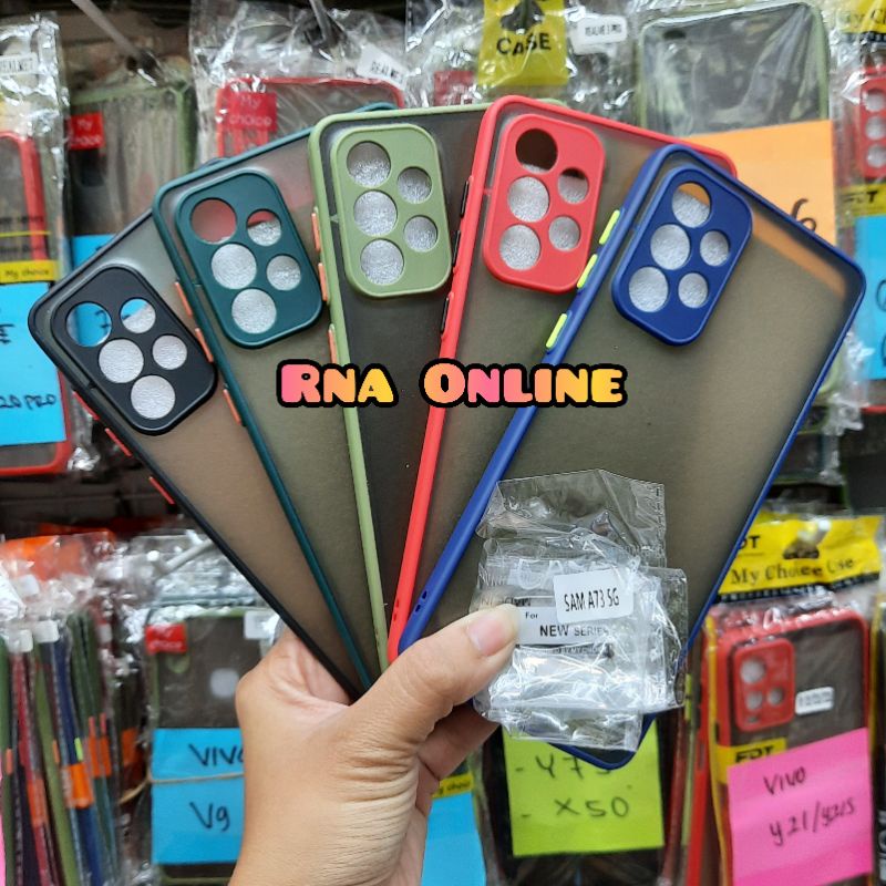 Samsung A73 5G Case Dove Matte Transfaran Slim Fuze Macaron