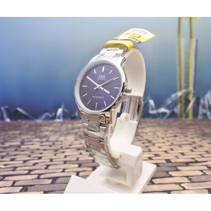 Q&Q QQ Analog Jam Tangan Wanita Rantai QA47J202Y Original