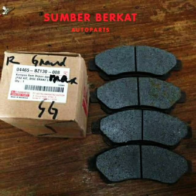 Kampas Rem Depan Grand Max Brakepad