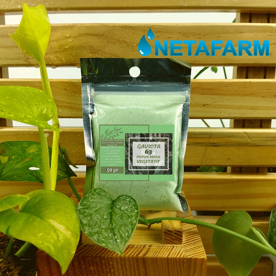PUPUK MASA VEGETATIF GAVIOTA 63 HIJAU 21 21 21 50GR - 1PC