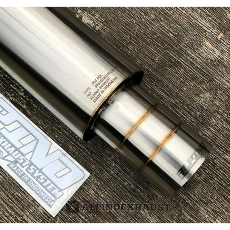 Knalpot Alpino F03 Bass Original
