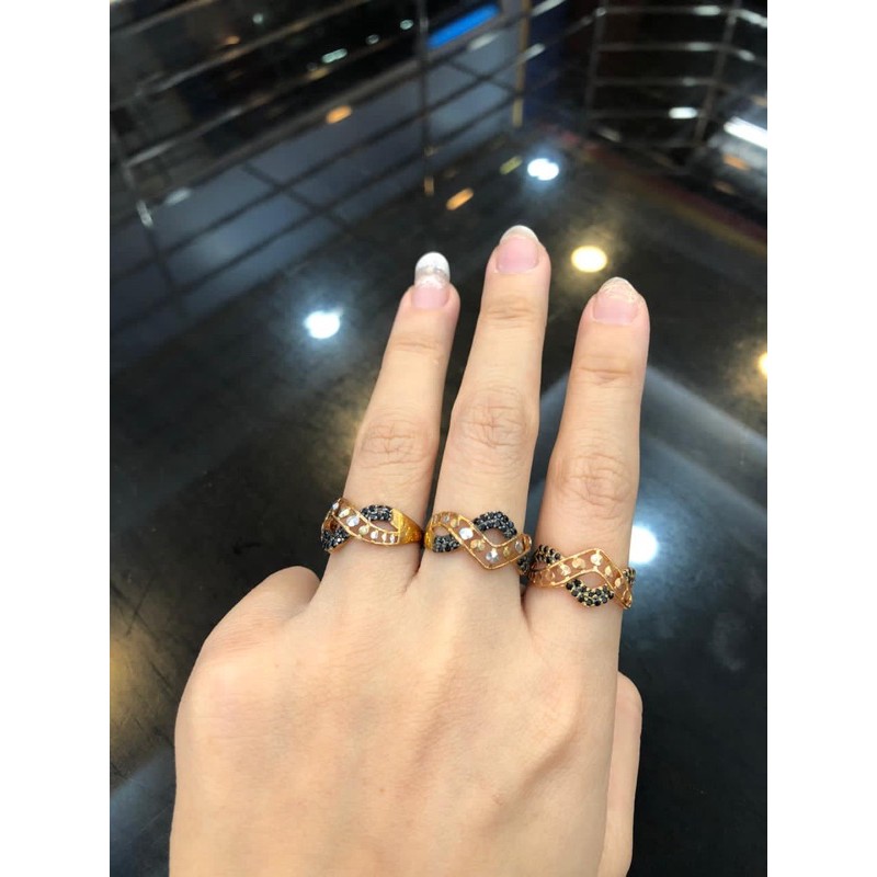cincin crown emas asli kadar 300