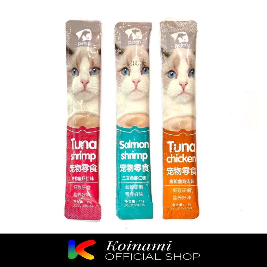 Peien Snack Creamy 15gr / Snack Kucing Creamy / Makanan Kucing / Bukan Meo Creamy