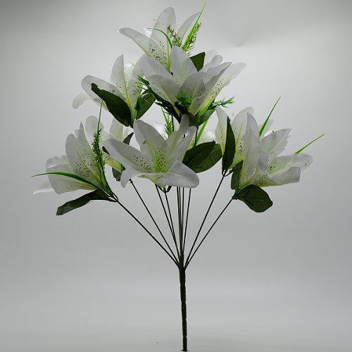 WANFLOWER Bunga Lily X10 * PUTIH