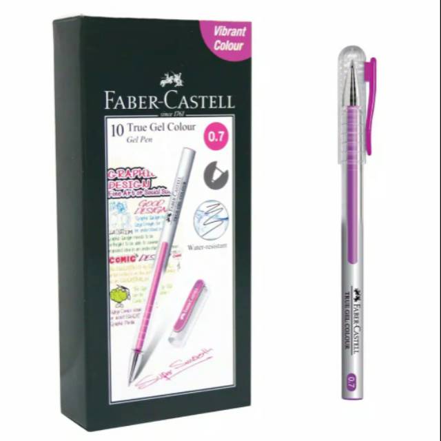 

Pulpen Faber Castell True Gel Pink