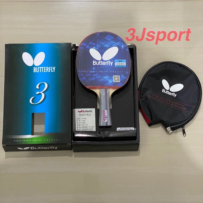 Bet Pingpong Bat Tenis Meja Bat Pingpong Butterfly TBC 301 ORIGINAL