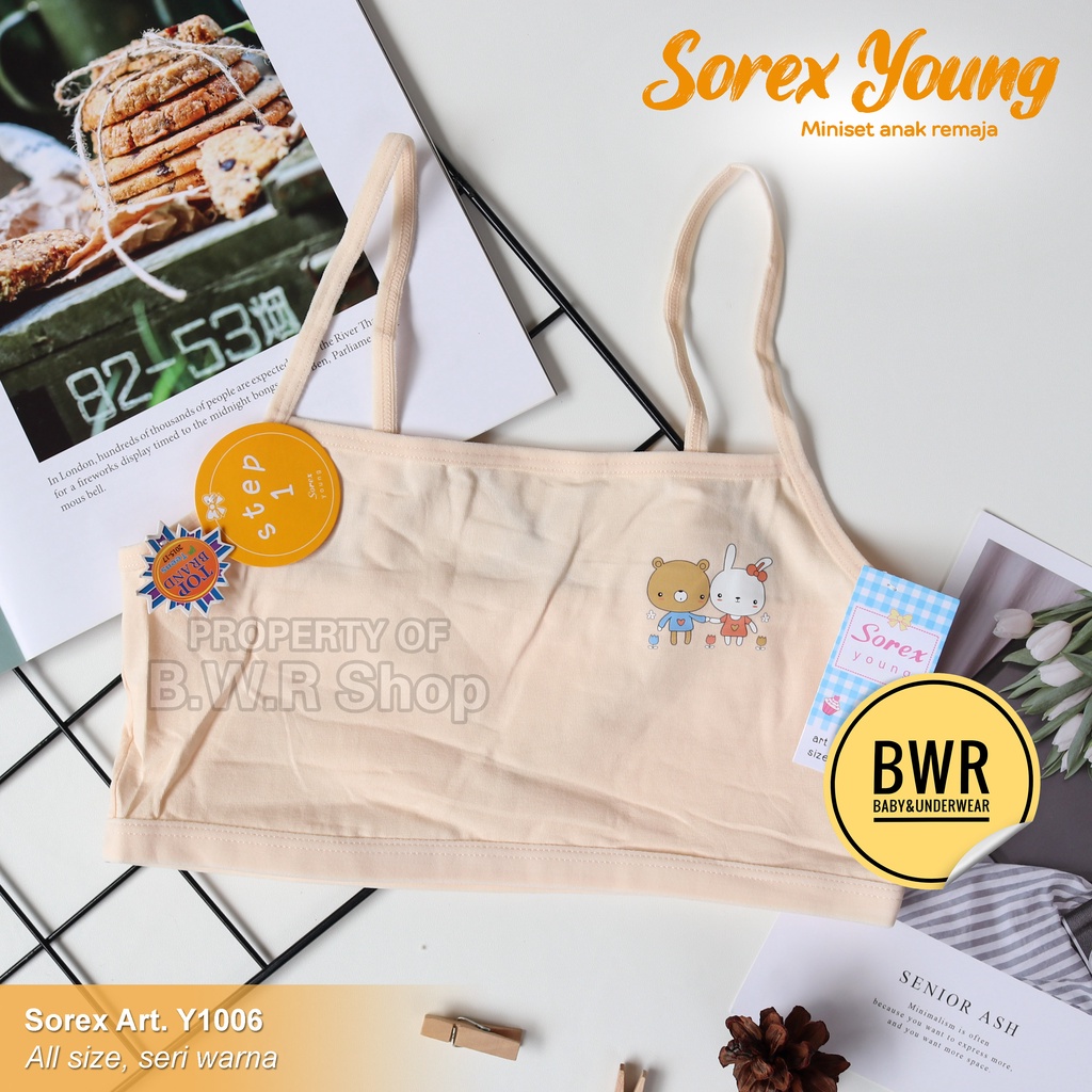 [ 3pc ] Miniset Sorex Y1006 Young | Miniset Remaja ABG Tali Kecil Step 1 - Bwr