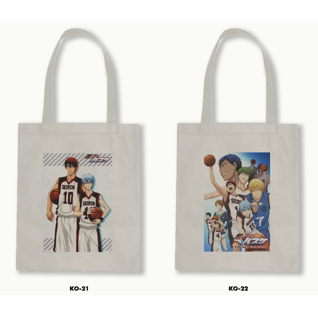 TOTE BAG BLACU - KUROKO'S BASKETBALL / KUROKO NO BASUKE /ANIME-MANGA .02