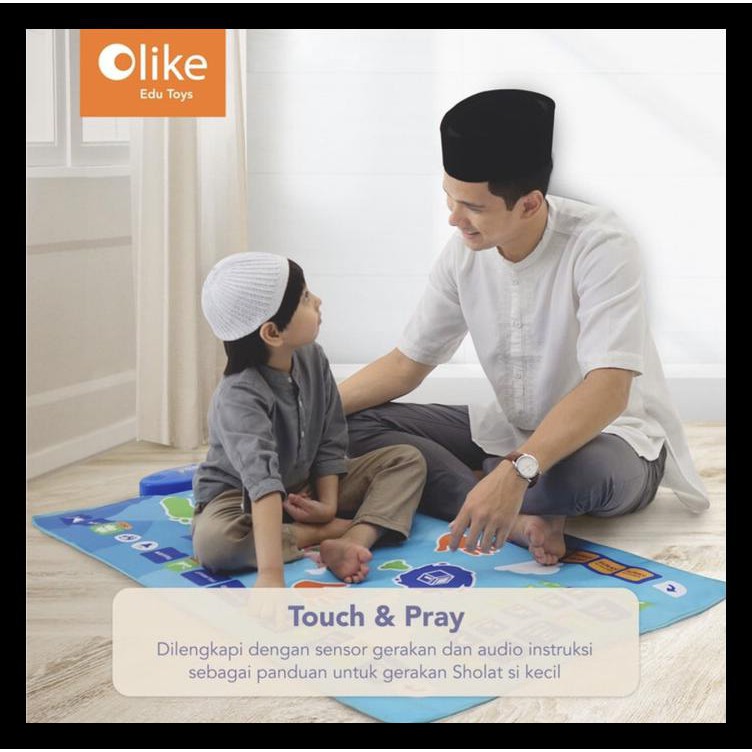 TERBARU OLIKE SMART SAJADAH - EDU TOYS - ORIGINAL - SKY BLUE 