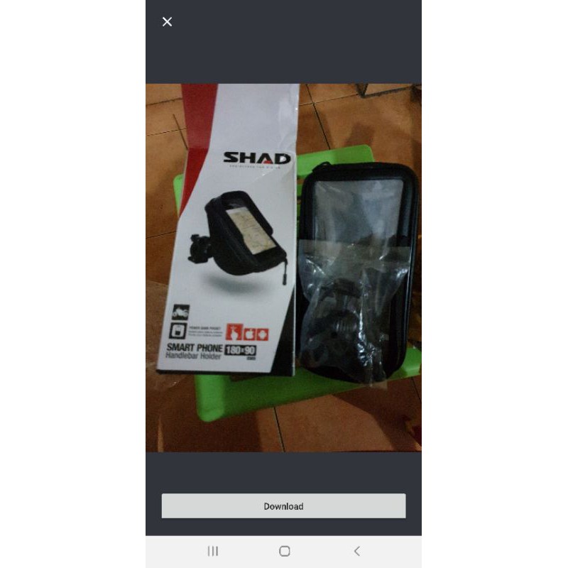 SHAD Phone Holder SG75H / Phone SHAD Holder Anti Bocor / SHAD Holder SG75H Original