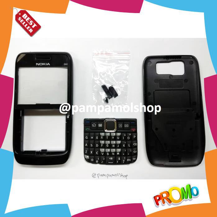 【CASING HP】 FULLSET FULL SET NOKIA E63 ORIGINAL CHINA
