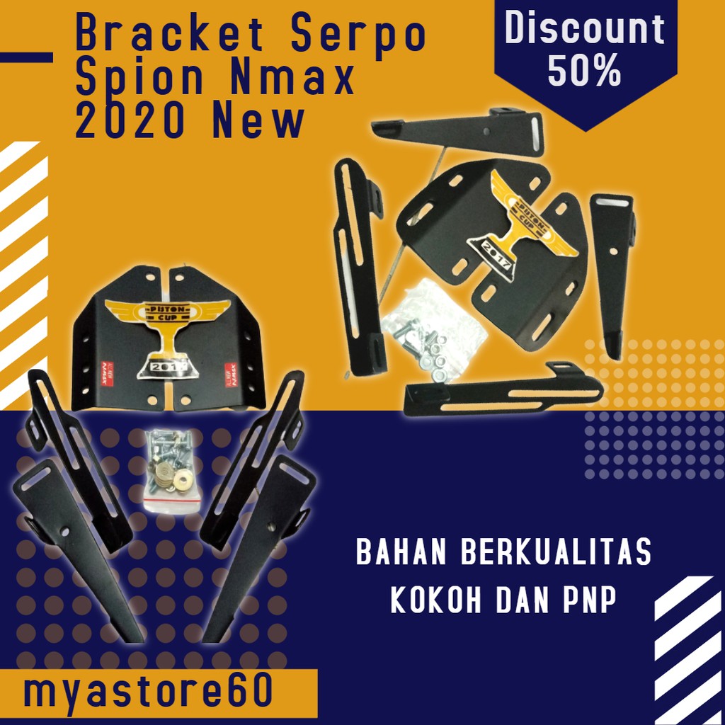 Bracket Serpo Spion Nmax 2020 New / Breket Dudukan Serpo New Nmax 2020