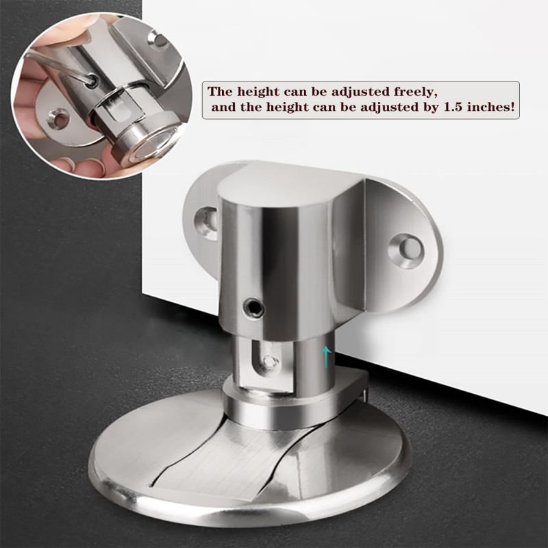 Stainless Penahan Pintu Adjustable Door Stopper Magnetic Penahan Pintu Rumah Stainless Stopper Pintu Magnet