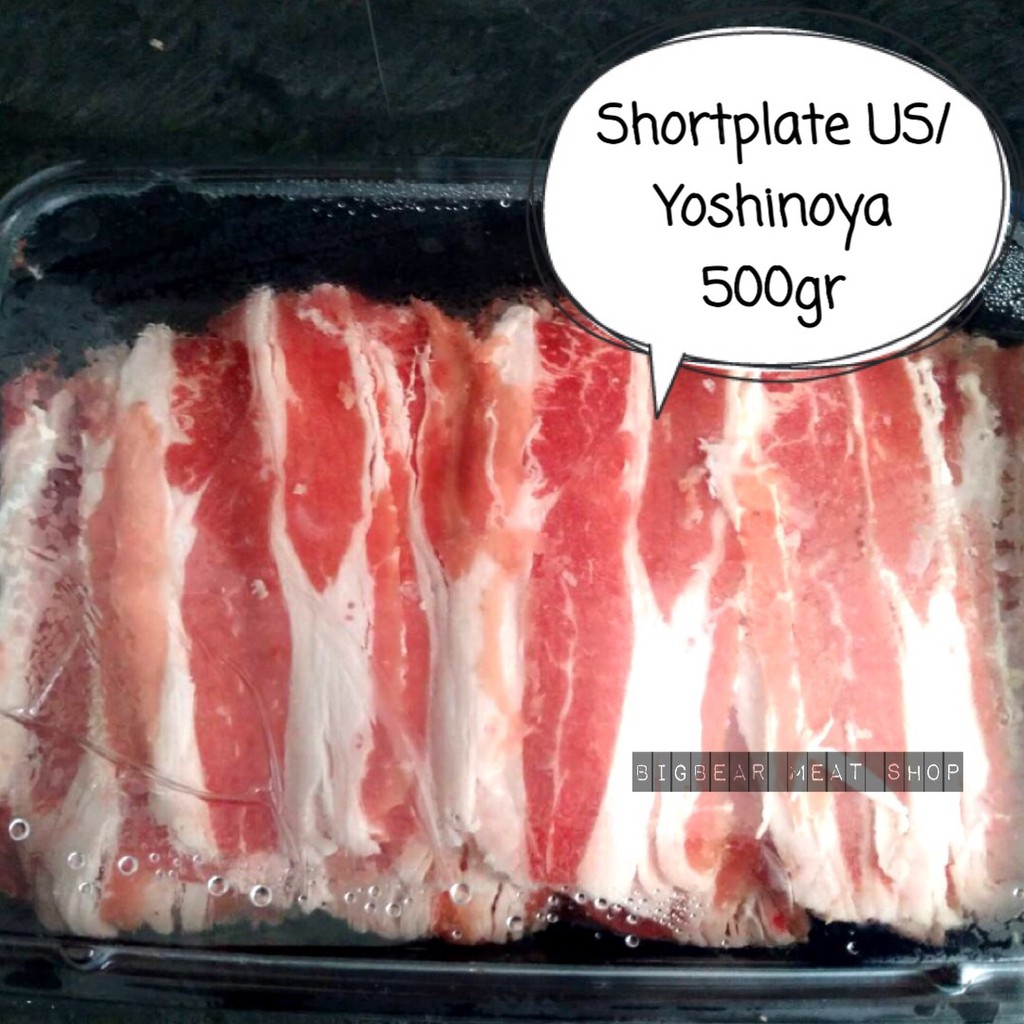 

SHORTPLATE / DAGING YOSHINOYA USA 500 GR