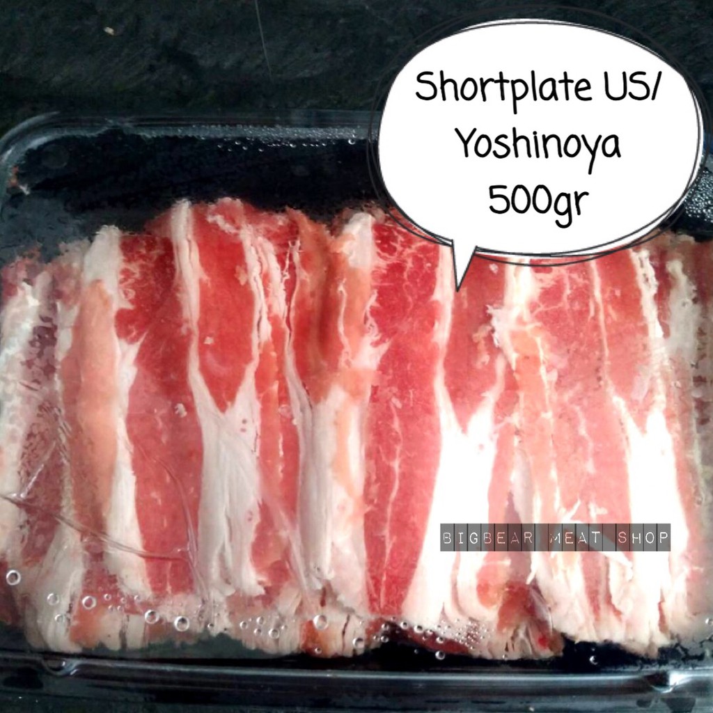 SHORTPLATE / DAGING YOSHINOYA USA 500 GR