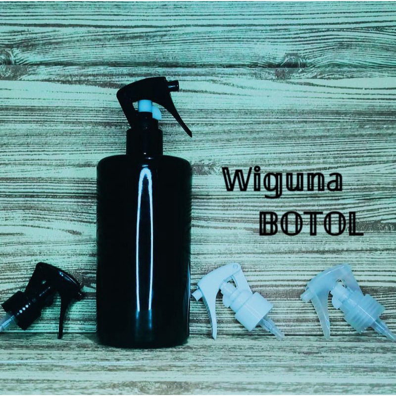 Botol Spray Triger 500 ML Hitam solid