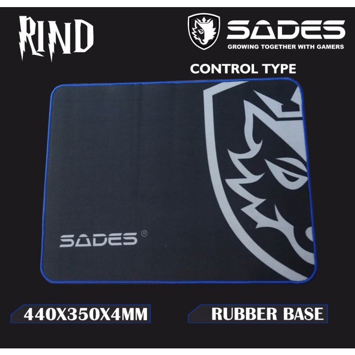 Sades Rind Gaming Mousepad Control Type