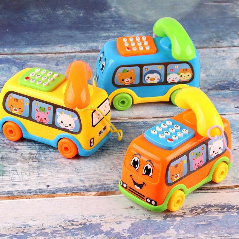 1234OS - Mainan Bus Telepon Music / Mainan Anak / Mainan Anak Perempuan / BUS PHONE TOYS