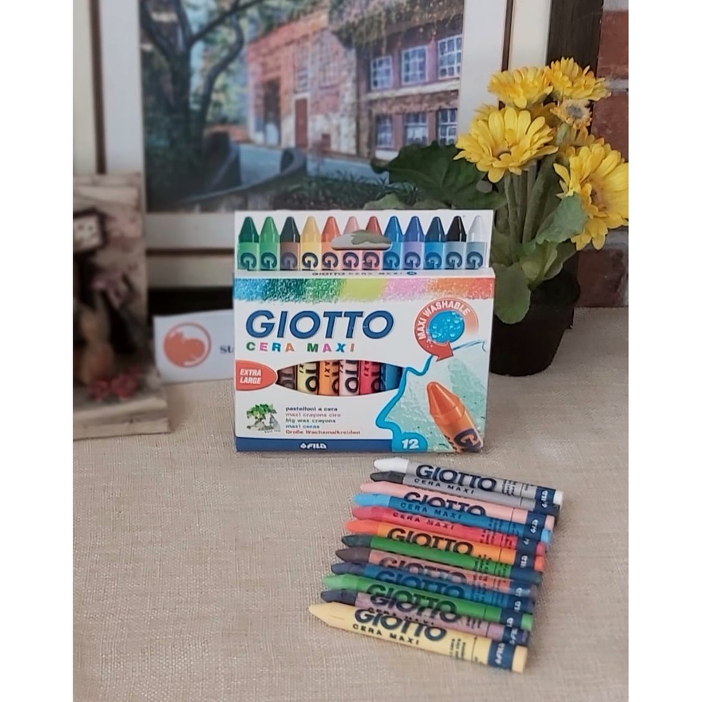 

GIOTTO CERA MAXI-12COLORS