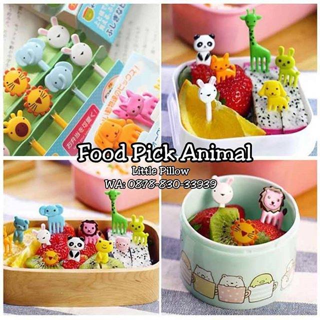 Food pick animal/fruit pick/tusukan buah/bekal anak