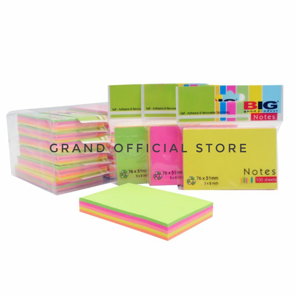 

[GRAND] STICKY NOTES BIG 76 x 51mm TUMPUK