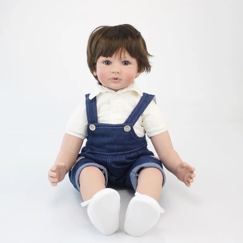 Ready Boneka Bayi Reborn Anak Laki-Laki Cowok silikon 60 cm Premium Original