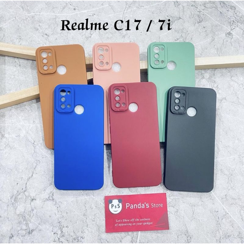 Softcase Pro Camera Realme C17 / 7i Candy Case Full Color 3D Silikon TPU