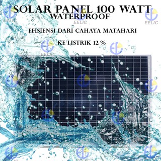 EELIC SOP-IPOLY100W SOLAR PANEL SEL SURYA PANEL SURYA PEMBANGKIT