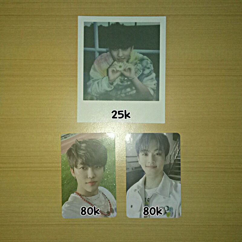 WTSPC MARK AR SELCA HS (jewel case) & POLAROID MARK HF, PC JAEMIN HF (hello ver)