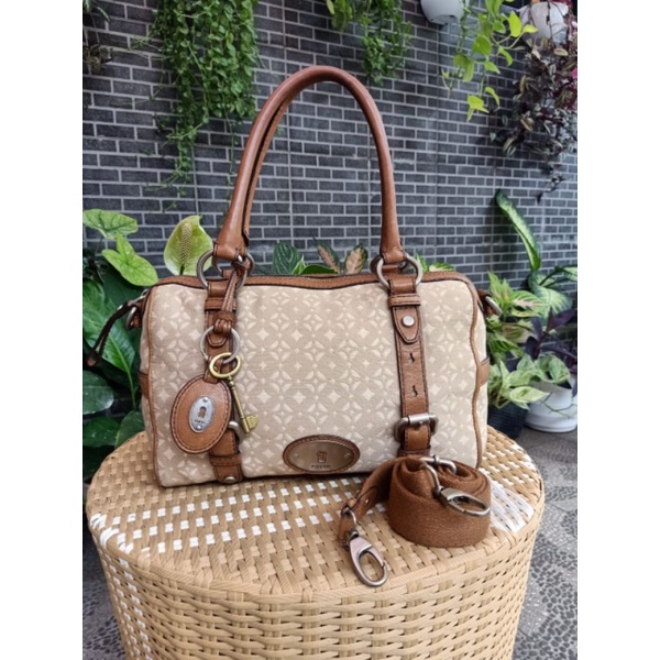 FOSSIL MADDOX PECAN LARGE