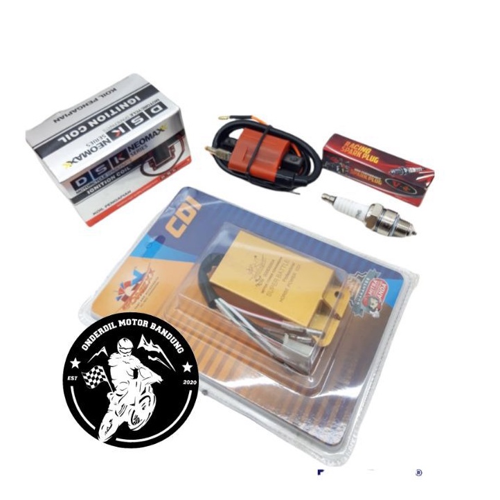 PAKET CDI KOIL BUSI RACING FIZR FORCE 1 F1ZR FIZ R PENGAPIAN BESAR NO LIMIT FULL RPM