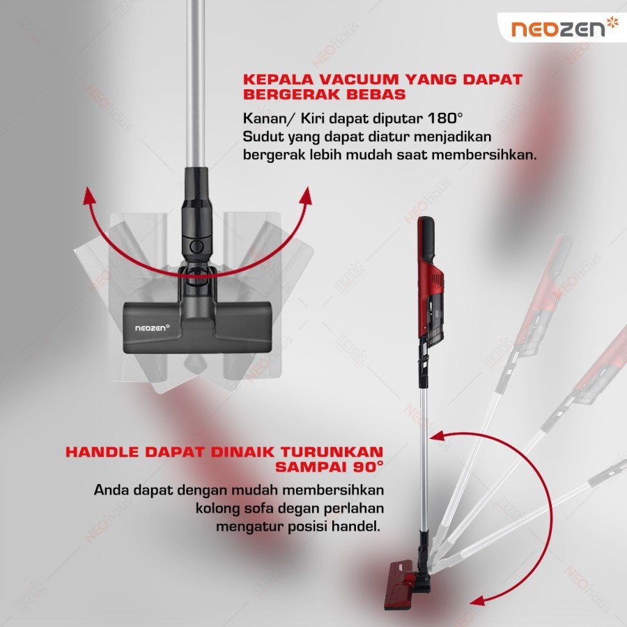 NEOZEN CORDFREE / Vacuum Cleaner Cordless Garansi Resmi