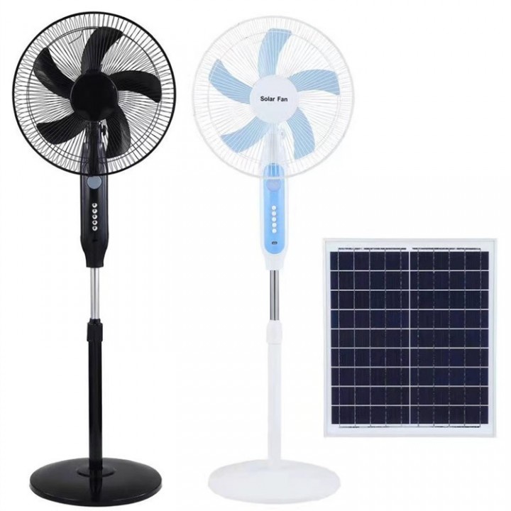 152 HXT-188 - Solar Charging Electric Fan 25W - Kipas Angin Tenaga Surya