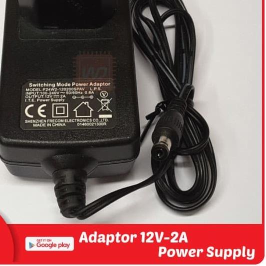 ➸ ADAPTOR 12V 2A POWER SUPPLY 12V 2A AC DC ➪