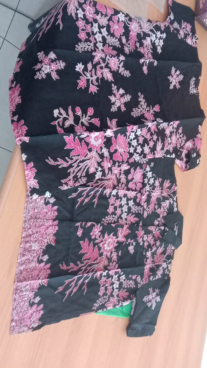Dress Terbaru-maura Couple - Sania Ruffle Batik Couple Ori Ndoro Jowi Dnt Garansi Termurah Shopee