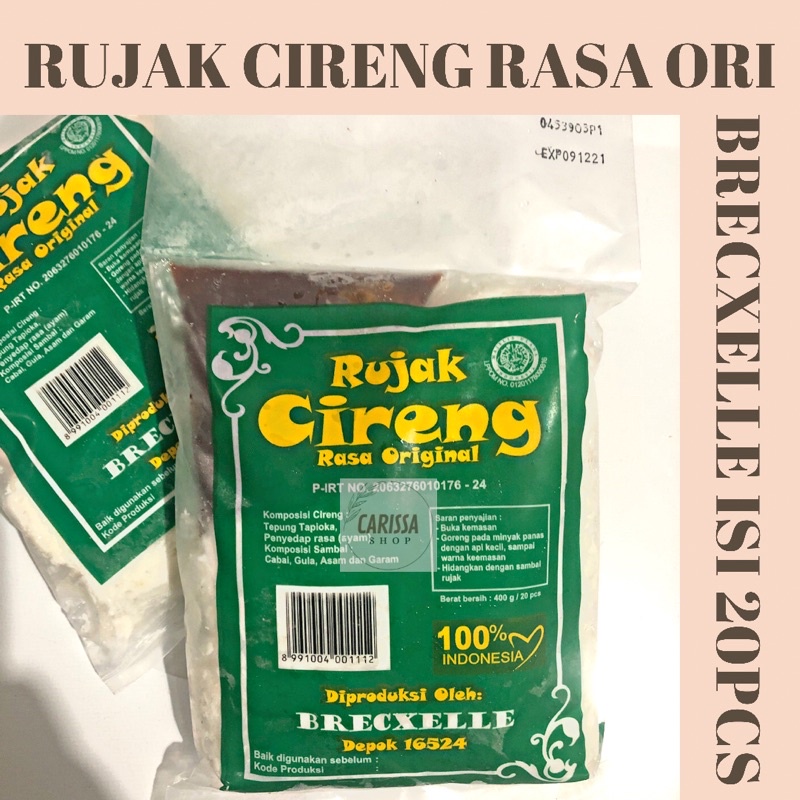 

[BISA COD] RUJAK CIRENG BREXCELLE BRECXELLE ISI 20 | Probolinggo