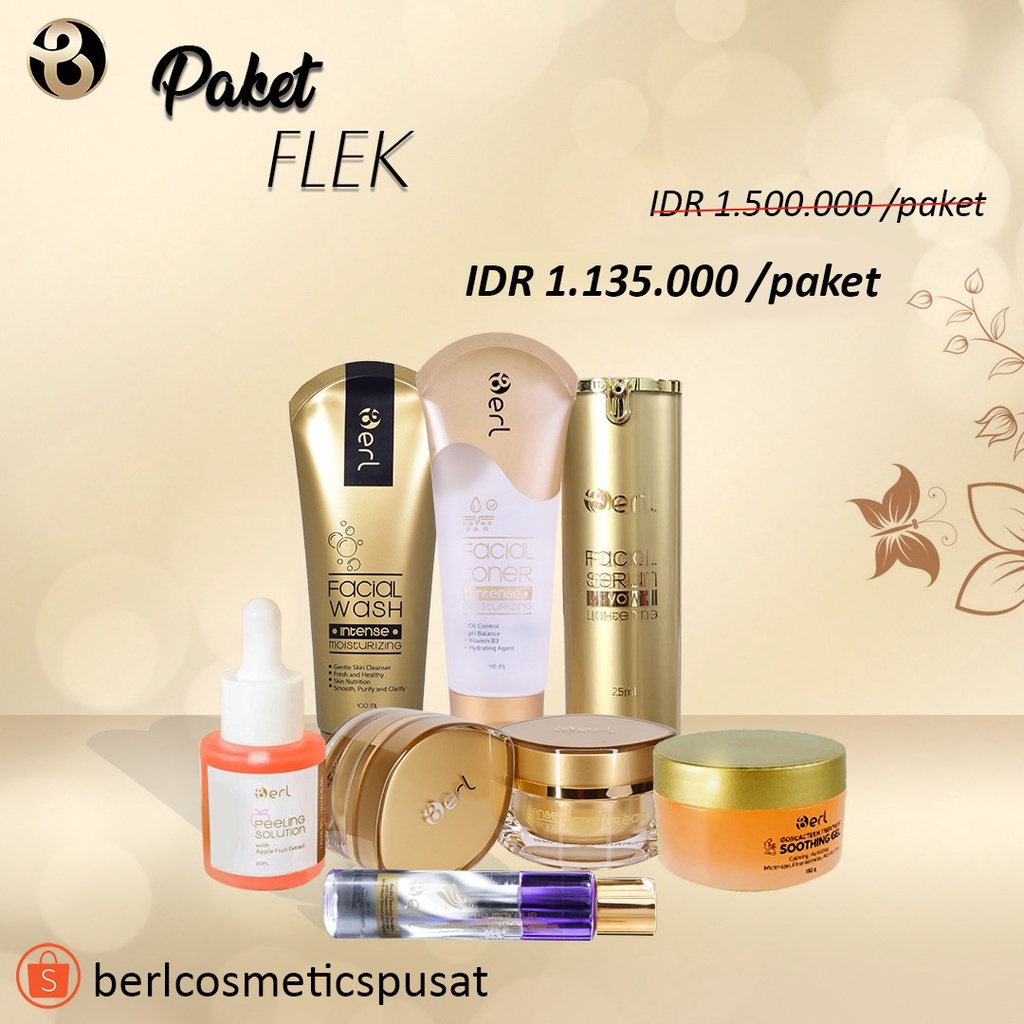 B ERL PAKET FLEX |PAKET ACNE | PAKET SKINCARE SIMPLE | PAKET SERUM  | B ERL COSMETICS |