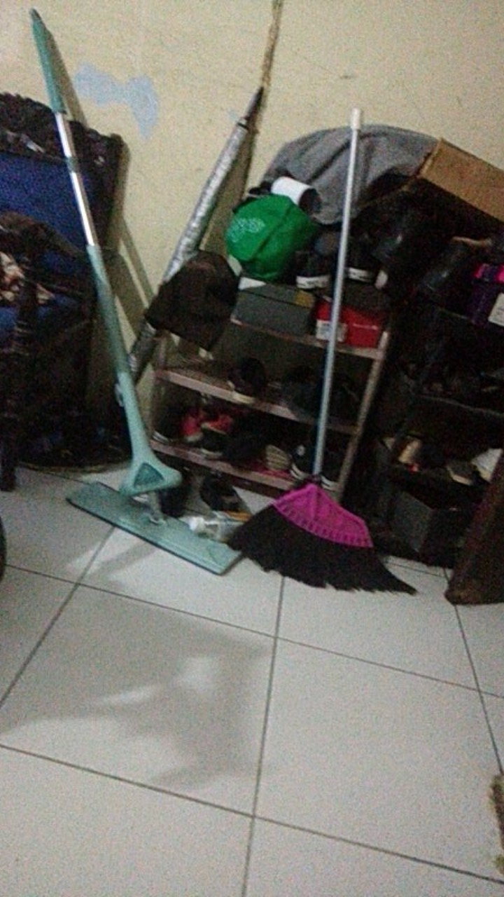 Newstyle Alat Pel Lantai D12 Mop Cleanze 2 Kain Tidak Usah Bilas Pakai Tangan Lazy Mop