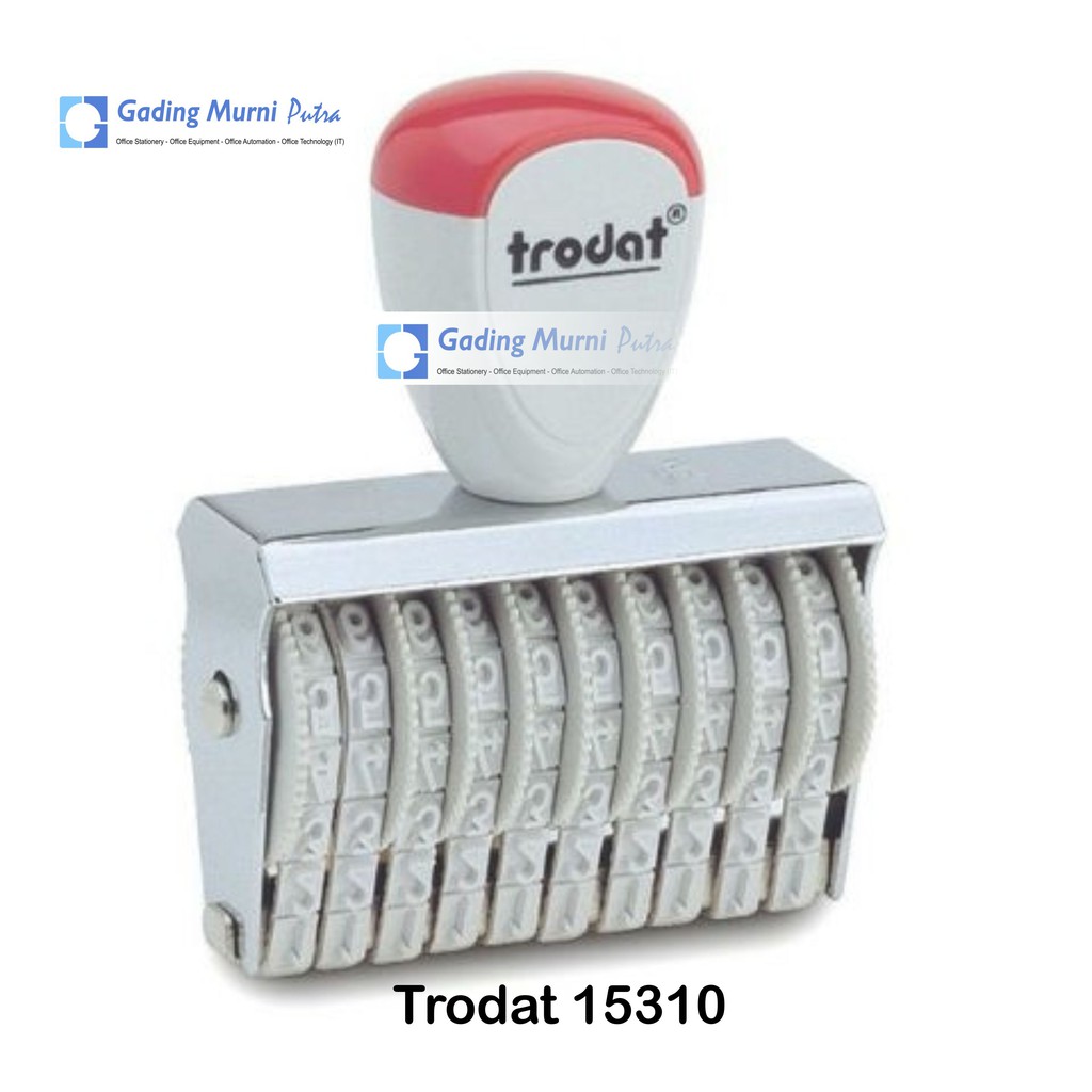 

Stamp Stempel Trodat 15310 / Stempel Angka 3 mm 10 Digit