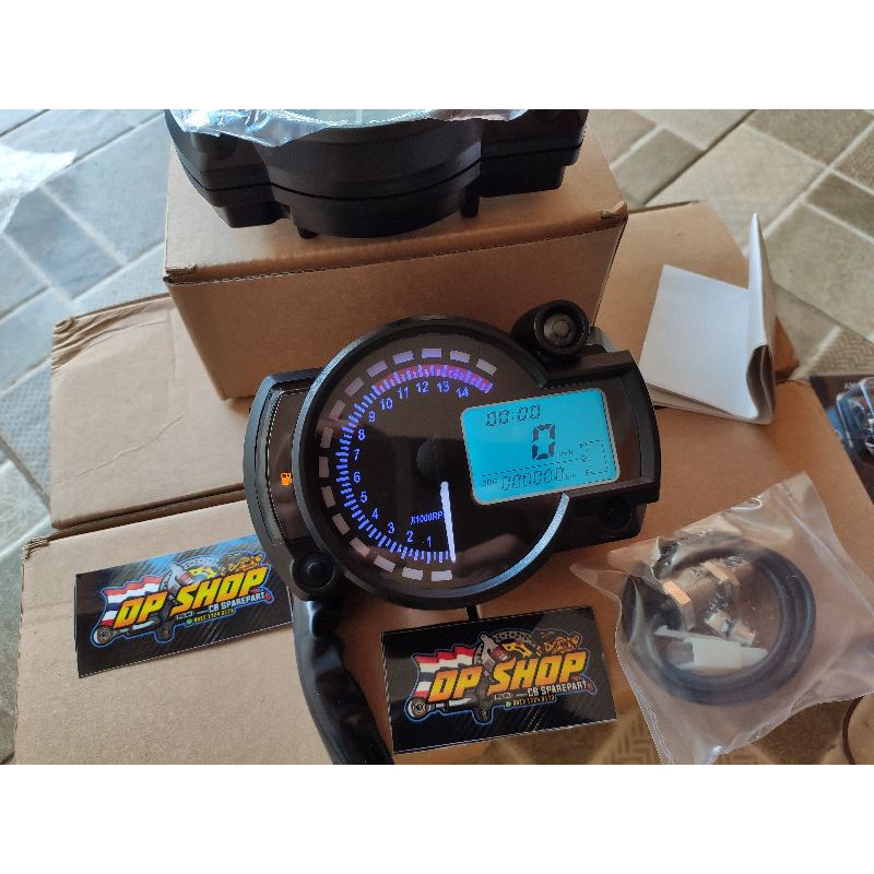 spedometer koso rx2n jarum putih kardus coklat