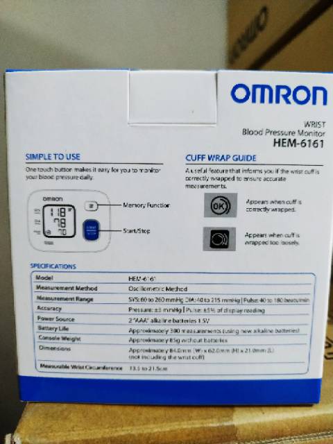 Tensi Digital Omron Hem-6161 / Tensi pergelangan omron / tensi omron 6161 / omron 6161