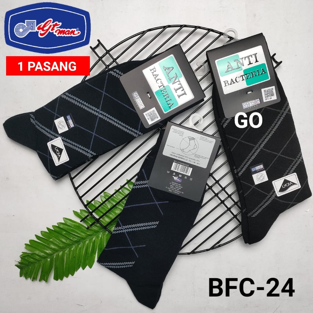 gof BFC GT MAN KAOS KAKI KERJA PRIA Kaos Kaki Kerja Kantor Kantoran Business Pria Cowok Dewasa Wanita Work Socks