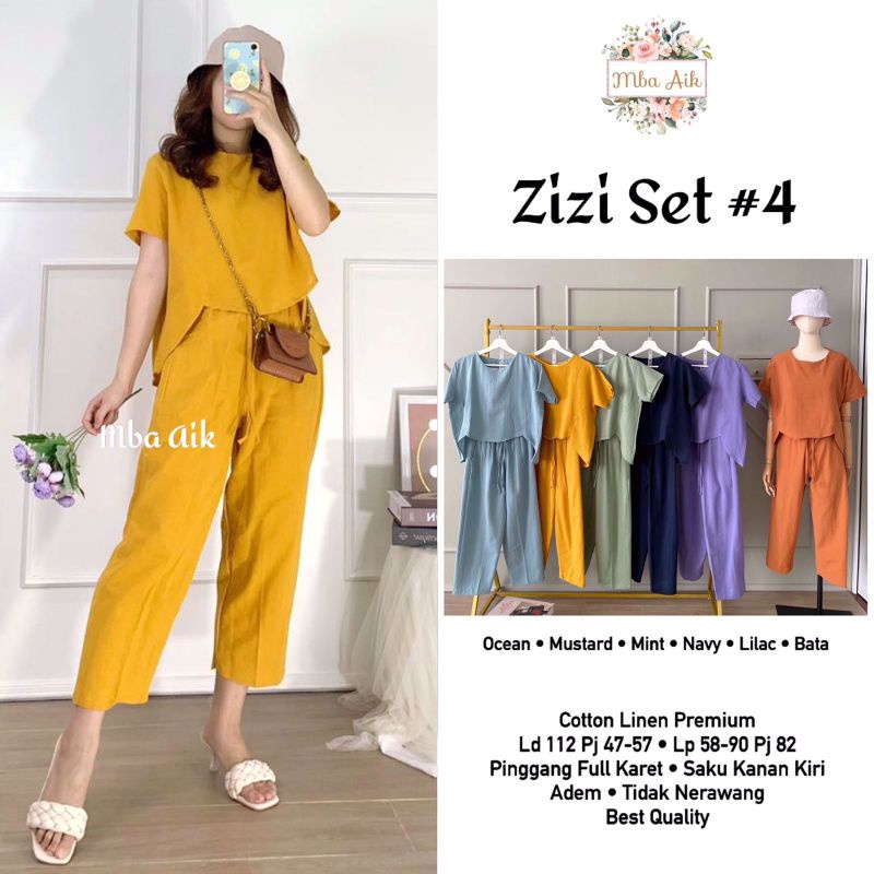 Zizi Set #4 (COTTON LINEN PREMIUM)