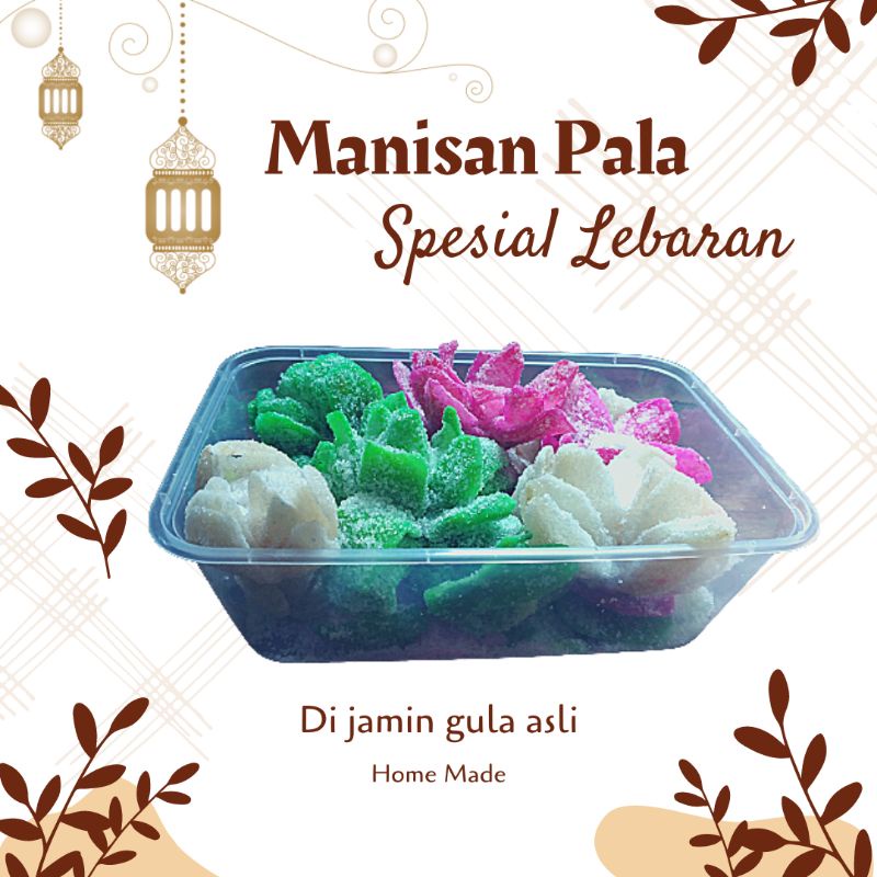

Manisan Kembang Pala Kering Warna Warni Khas Bogor Makanan Lebaran Cemilan Hari Raya