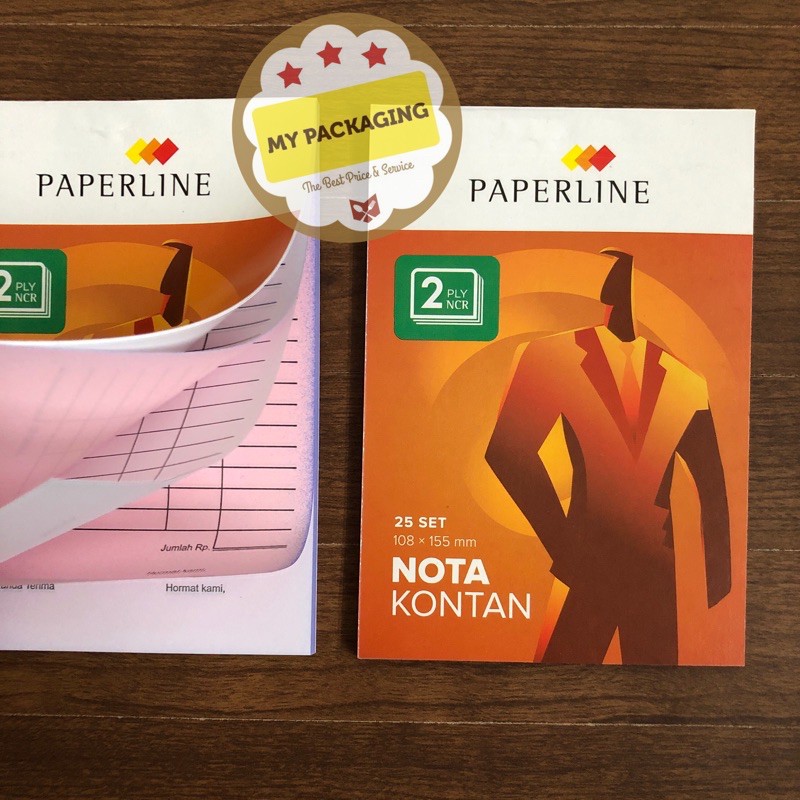 Buku Nota Kontan Kecil Rangkap 2 ply NCR / K2 - 25 lembar @ 2 Rangkap