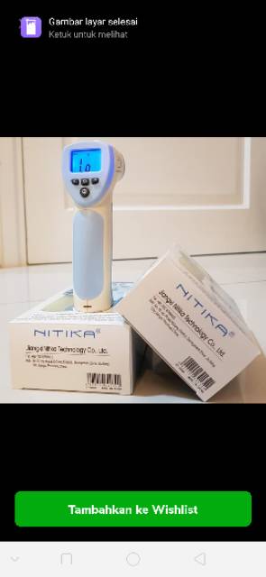 Termometer infared tembak / thermometer suhu badan akurat