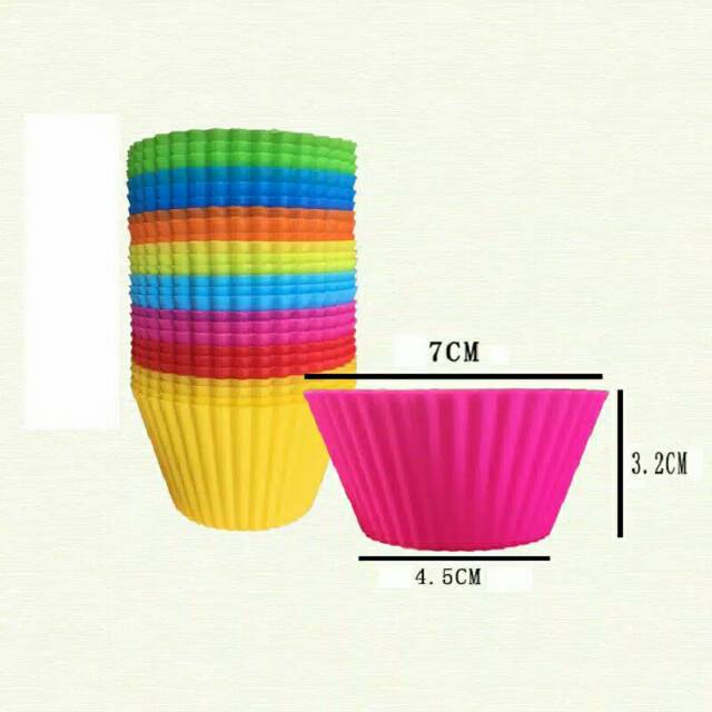 7cm CETAKAN SILIKON MUFFIN CUPCAKE LOYANG KUE MOLD cookies cutter  SILMAT fondant Rolling pin